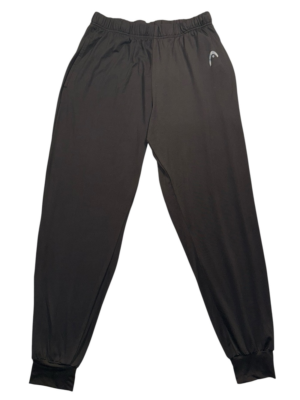 HEAD Medium Black Athletic Joggers Elastic Waist Stretch Cozy Loungewear